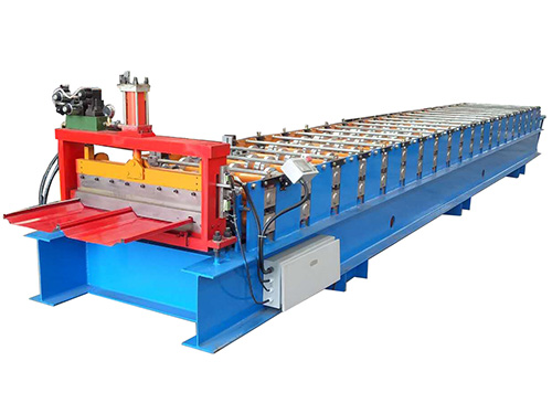 High speed type slip lock profile roll forming machine