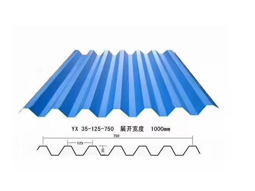 XDL- 001 Trapezoidal sheet profile drawing