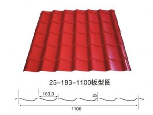 XDL-008  25-183-1100 glazed tile profile drawing