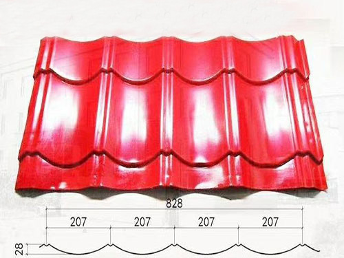 XDL-002  28-207-828 glazed tile profile drawing